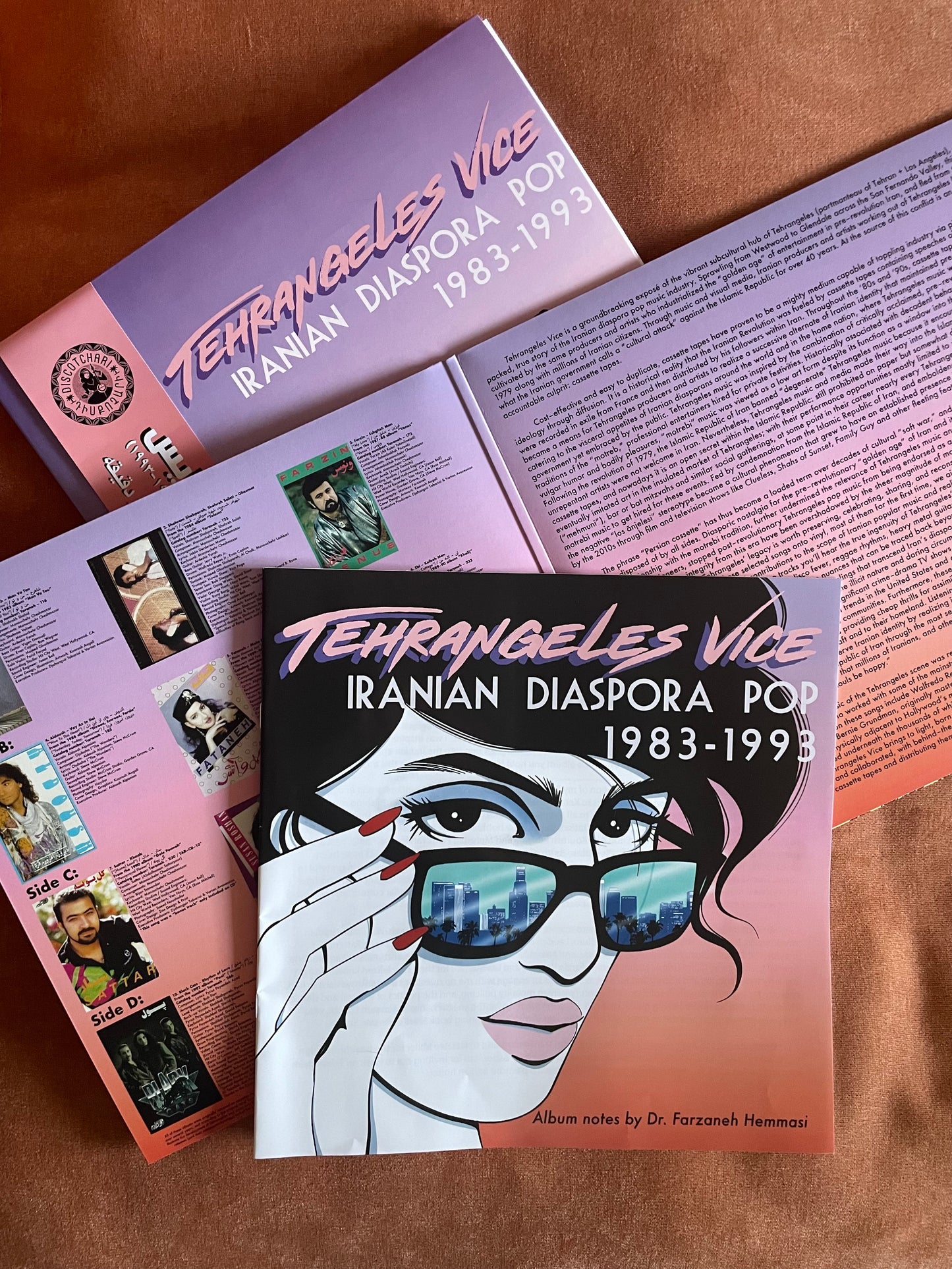 [DSC002] Various Artists - Tehrangeles Vice (Iranian Diaspora Pop 1983-1993) 2x12" Double-LP Gatefold with Obi sleeve and more!